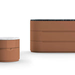 2 Drawer Globo Bedside Table