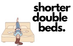 Shorter Length Double Divan Beds