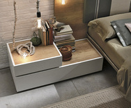 Tomasella Replay Modern Bespoke Bedside Drawers Composition A - many finishes