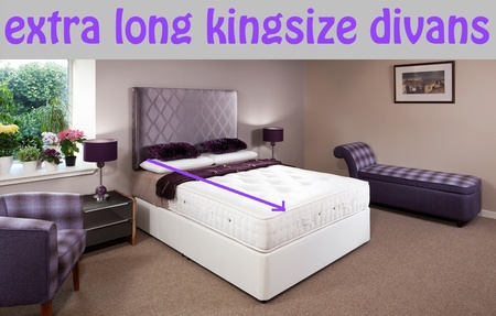Longer Length King Size Divan Beds