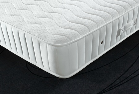 Zip Linked Medium and Extra Firm Coil Sprung Mattress with memory foam