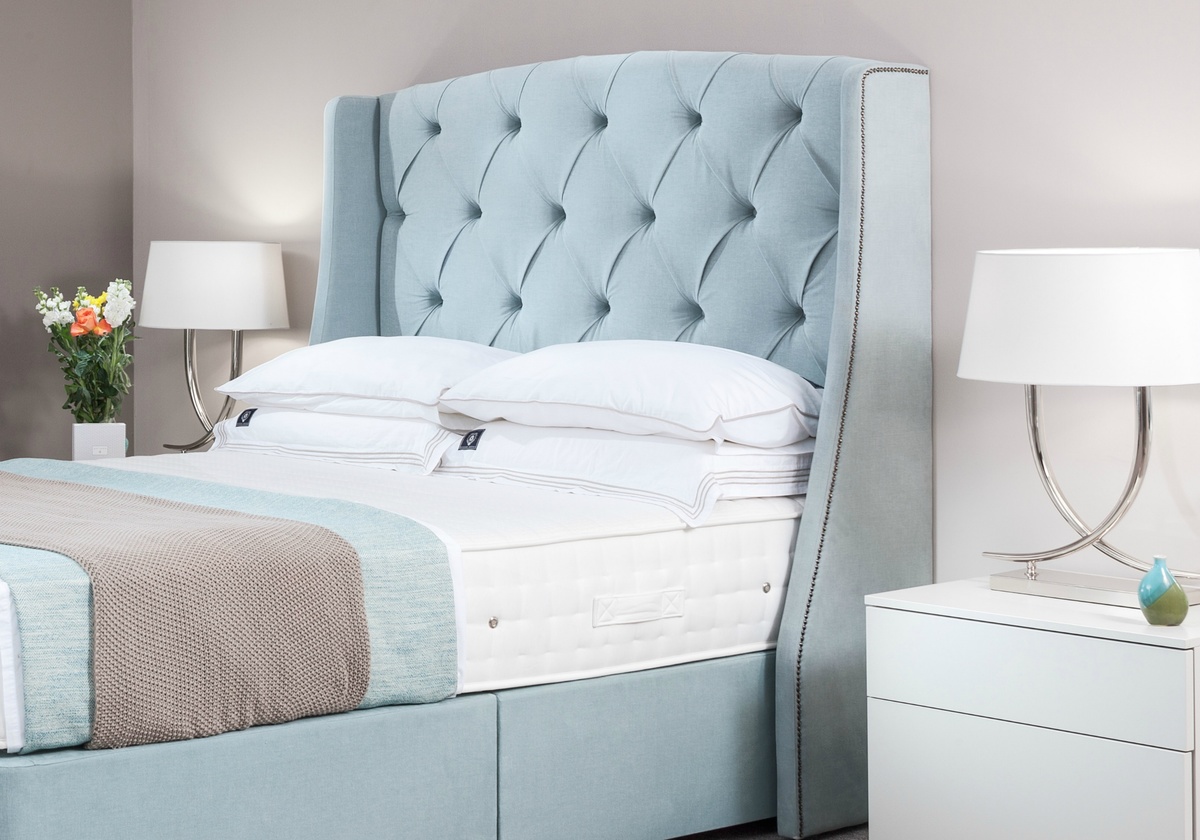 Winged Beds in Any Size and Fabric | Robinsons Beds